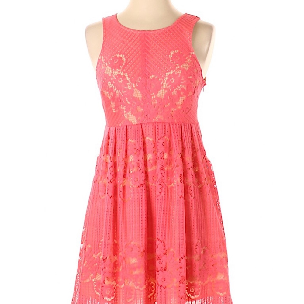 Free People Pink Cocktail Dress Size 0 MSRP $198.